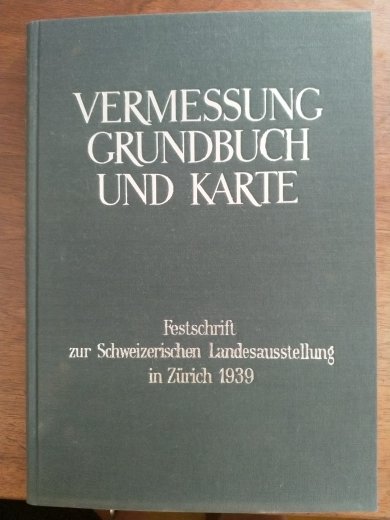 Vermessung Grundbuch und Karte (antiquarisch)