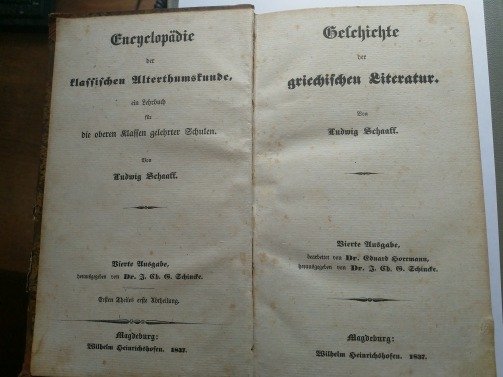 Geschichte der griechischen Literatur (antiquarisch, 1837)